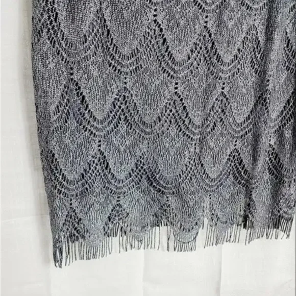 SL Fashions Metallic Lace Crochet Women’s Party Dress, 18W - Picture 4 of 6